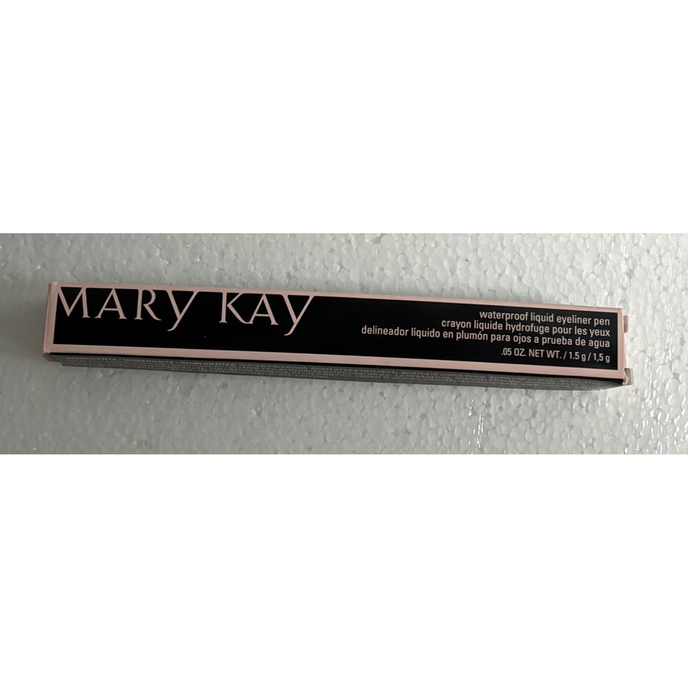 MARY KAY Waterproof Liquid Eyeliner Pen Intense Black 141205 New in Box